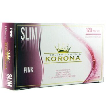 Сигаретные гильзы Korona Slim - Pink (120 шт.)
