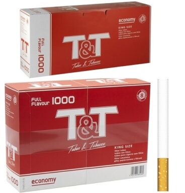 Гильзы с фильтром T&T Economy Full Flavour Regular filter (1000 шт.)