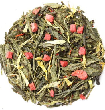 Чай зеленый «Земляника со сливками» (1 сорт)