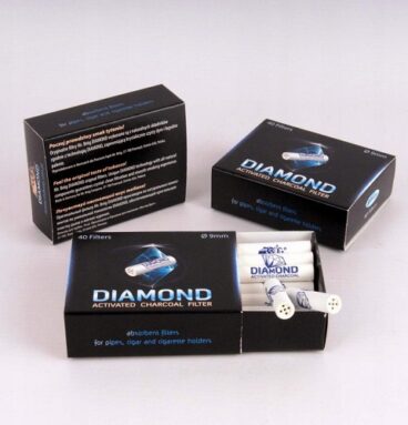 Фильтры трубочные Mr.Brog Diamond угольные 9 мм (40 шт.)